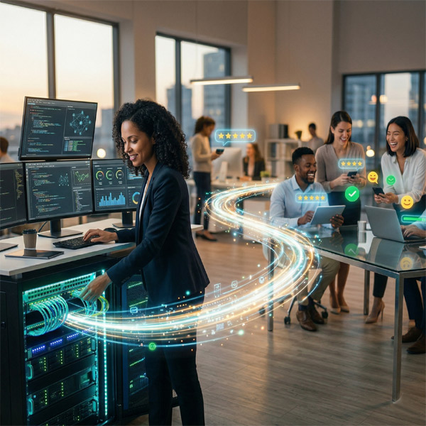 Kausalität auf die Benutzerzufriedenheit