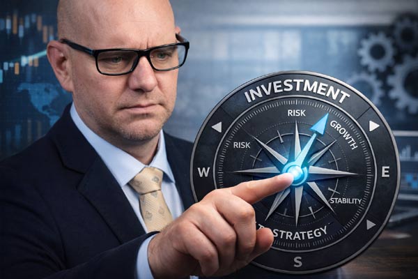 Boris Milo IT-Portfolio mit Business-Porträt und digitaler Strategie-Grafik