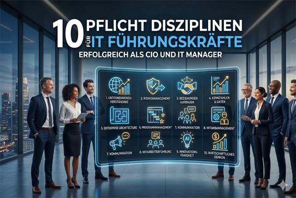 10 Pflicht Disziplinen für IT Führungskräfte: Erfolgreich als CIO und IT Manager