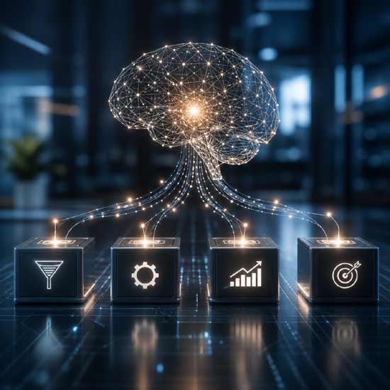 KI Wertschöpfung durch datenbasierte Entscheidungen und automatisierte Prozesse im Unternehmen