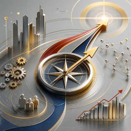 Strategische Positionierung mit Fokus auf Wachstum, Richtung und Wettbewerbsvorteil durch IT